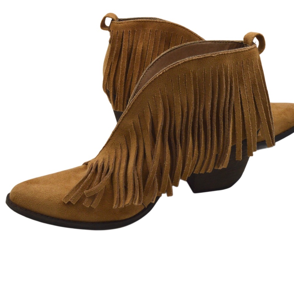 Coconuts by Matisse "Lombard" Fringe Bootie Size 9